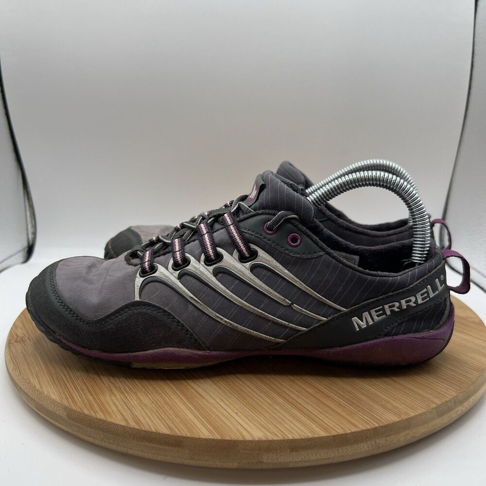 Merrell Lithe Glove Women Size 8.5 Dark Shadow Shoes Sneakers Gray Purple J68782